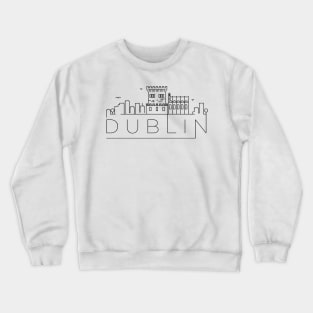 Dublin Minimal Skyline Crewneck Sweatshirt